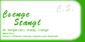 csenge stangl business card